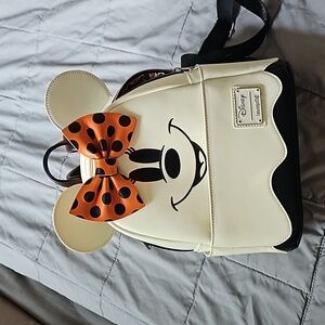 Loungefly Disney Ghost Minnie Mouse Glow in the Dark Backpack